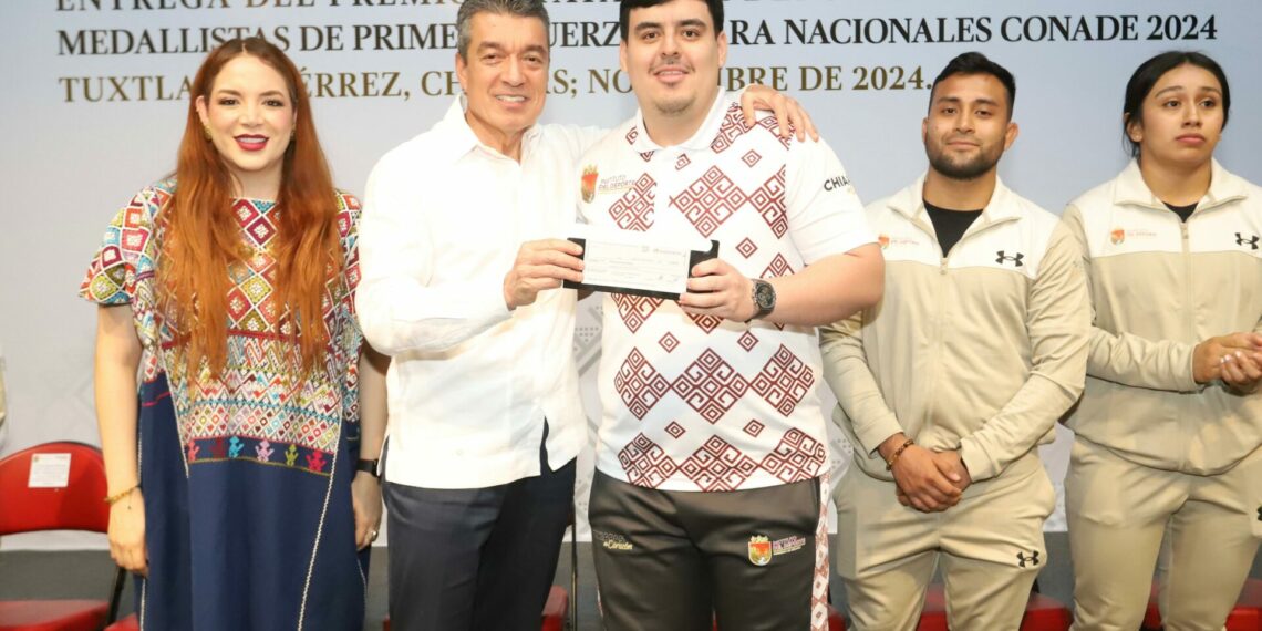 Premio Estatal del Deporte hace justicia a atletas sobresalientes de Chiapas: Rutilio Escandón