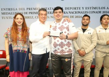 Premio Estatal del Deporte hace justicia a atletas sobresalientes de Chiapas: Rutilio Escandón