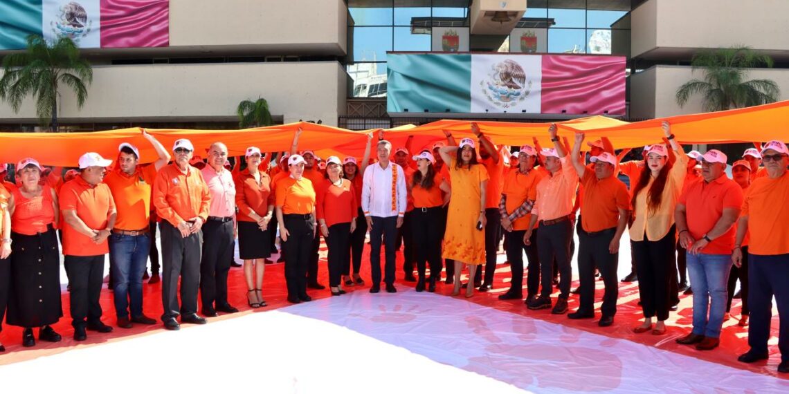 Encabeza Rutilio Escandón conmemoración del Día Internacional de la Eliminación de la Violencia contra las Mujeres