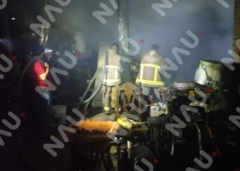 Acción oportuna de Bomberos y Protección Civil sofocan incendio en Cacahoatán.