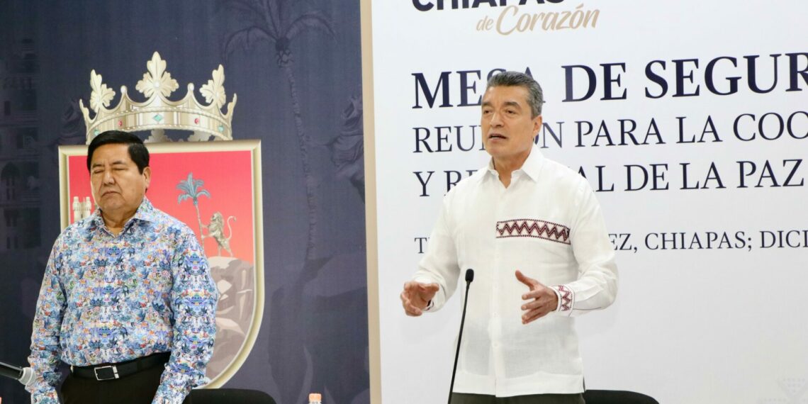 Encabeza Rutilio Escandón última sesión de la Mesa Estatal para la Construcción de la Paz y la Seguridad