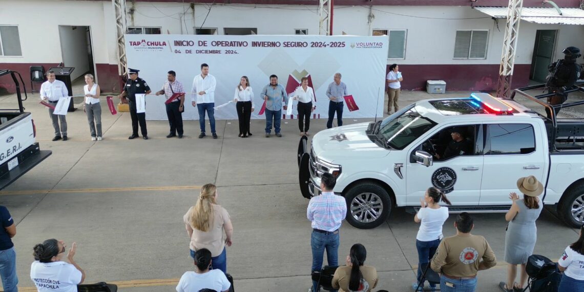 Tapachula pone en marcha el Operativo Invierno Seguro 2024-2025