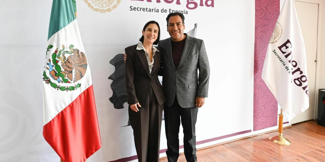 Eduardo Ramírez presenta a la secretaria de Energía proyecto para llevar gas natural al Polo de Desarrollo Industrial en Tapachula