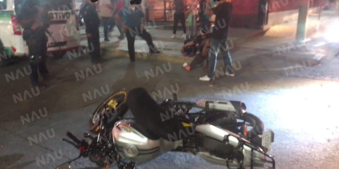 Accidente de motocicleta en Tapachula
