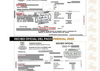 Ayuntamiento de Tuxtla Gutiérrez informa acerca del recibo de pago predial