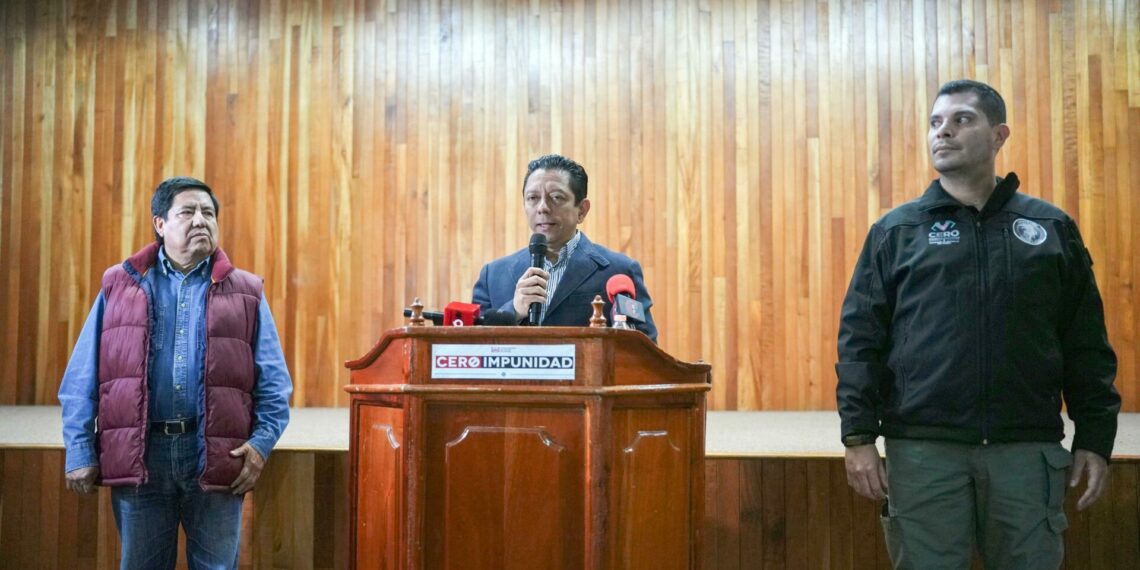 Informan avances en materia de seguridad para la pacificación de Chiapas