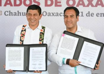 Eduardo Ramírez y Salomón Jara unen fuerzas por la paz y la seguridad de Chiapas y Oaxaca