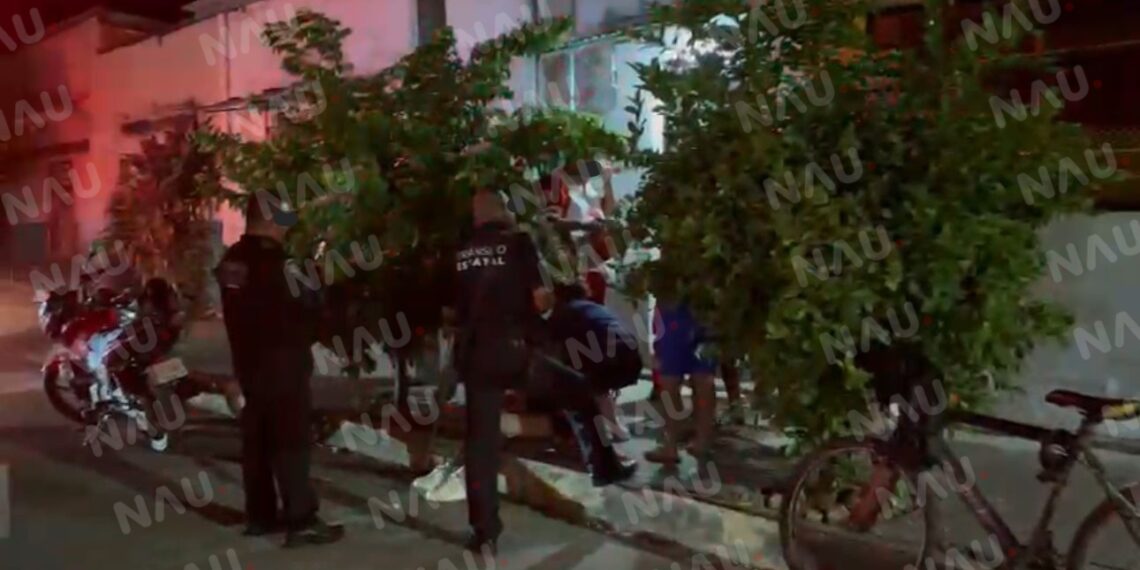 Dos jóvenes resultan heridos en accidente de moto en Tapachula