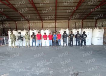 Recuperan cargamento de azúcar robado en Suchiate