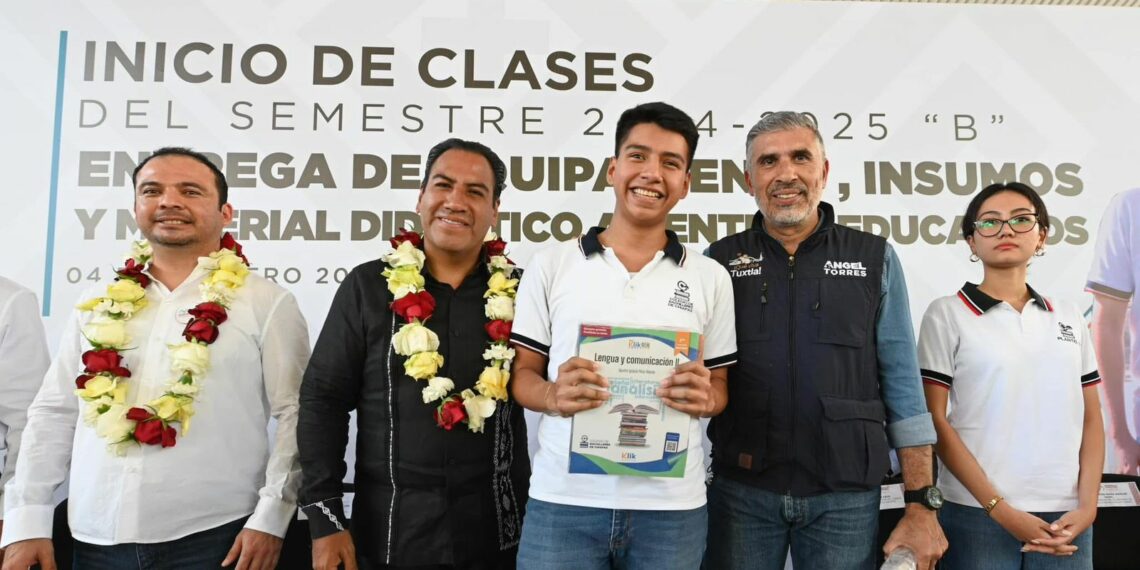 Eduardo Ramírez reitera compromiso con el desarrollo educativo y la seguridad de las y los jóvenes