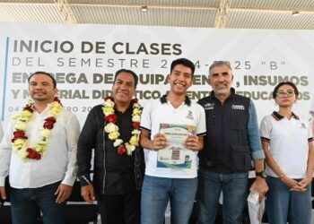 Eduardo Ramírez reitera compromiso con el desarrollo educativo y la seguridad de las y los jóvenes