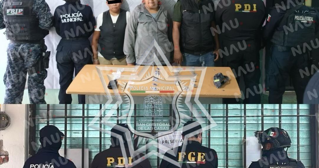 Cateo en tienda de abarrotes deja tres personas detenidas por presunta posesión de drogas