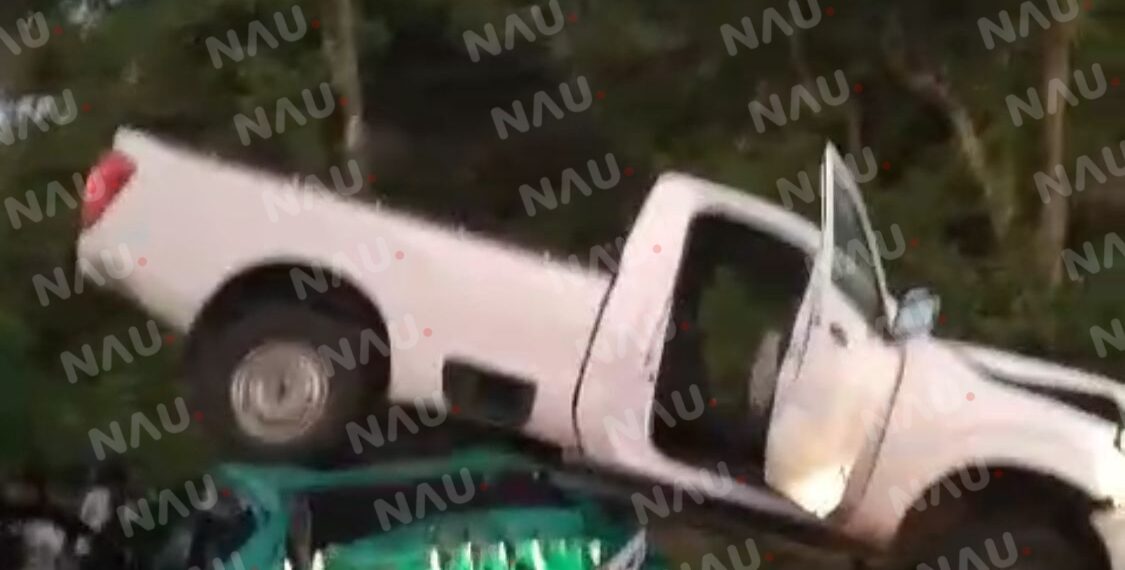 Accidente en Metapa deja tres lesionados