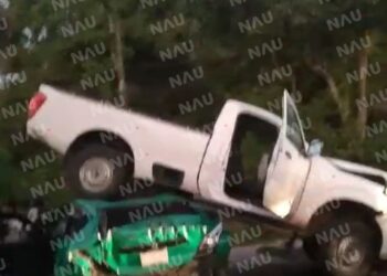 Accidente en Metapa deja tres lesionados