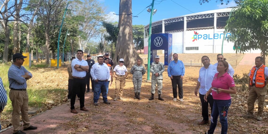REALIZAN RECORRIDO DE SEGURIDAD EN LA EXPO FERIA TAPACHULA 2025