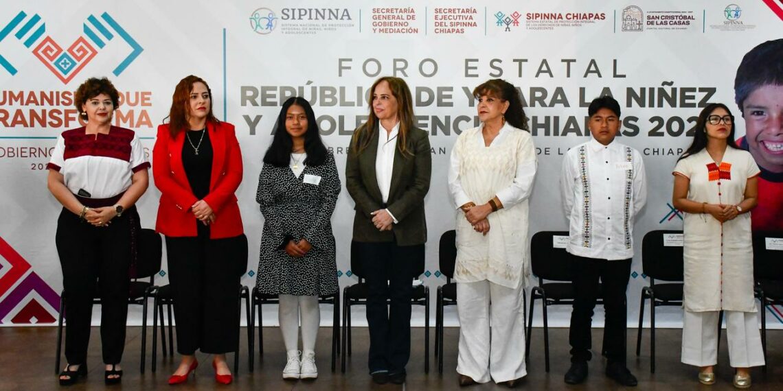 Se lleva a cabo el “Foro Estatal República de y para la Niñez y Adolescencia Chiapas 2025” en San Cristóbal