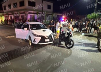 Accidente en Tapachula deja a un motociclista en estado crítico
