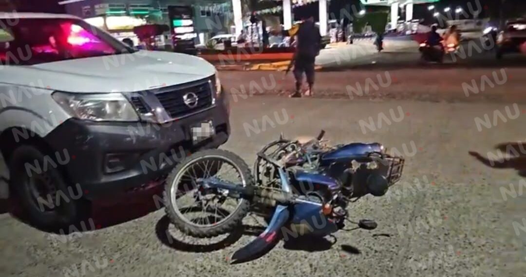 Solo daños materiales en accidente vial en Mapastepec