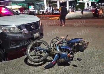 Solo daños materiales en accidente vial en Mapastepec