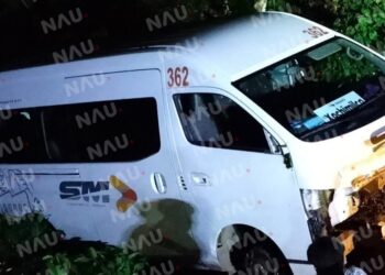 Localizan Urvan abandonada y desvalijada en Tapachula