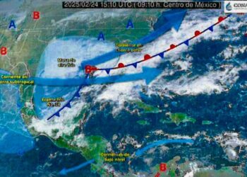 Frente Frío No. 28 ocasionará chubascos y lluvias fuertes en Chiapas
