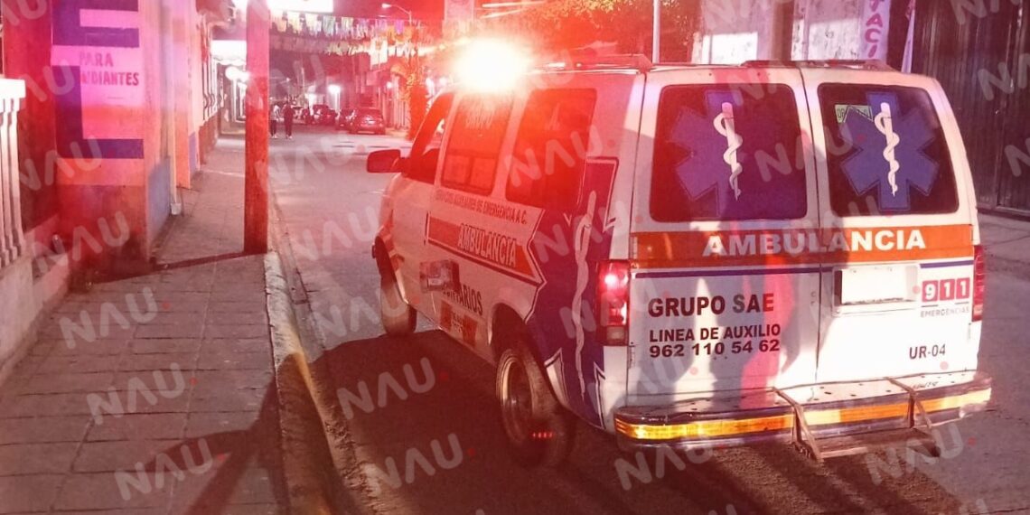Hombre herido por arma blanca en Tapachula