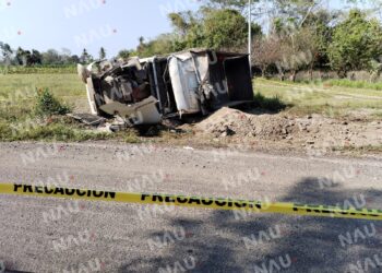 Trágico accidente en la carretera Cuatro Caminos – Mazatán: conductor de camión de volteo pierde la vida
