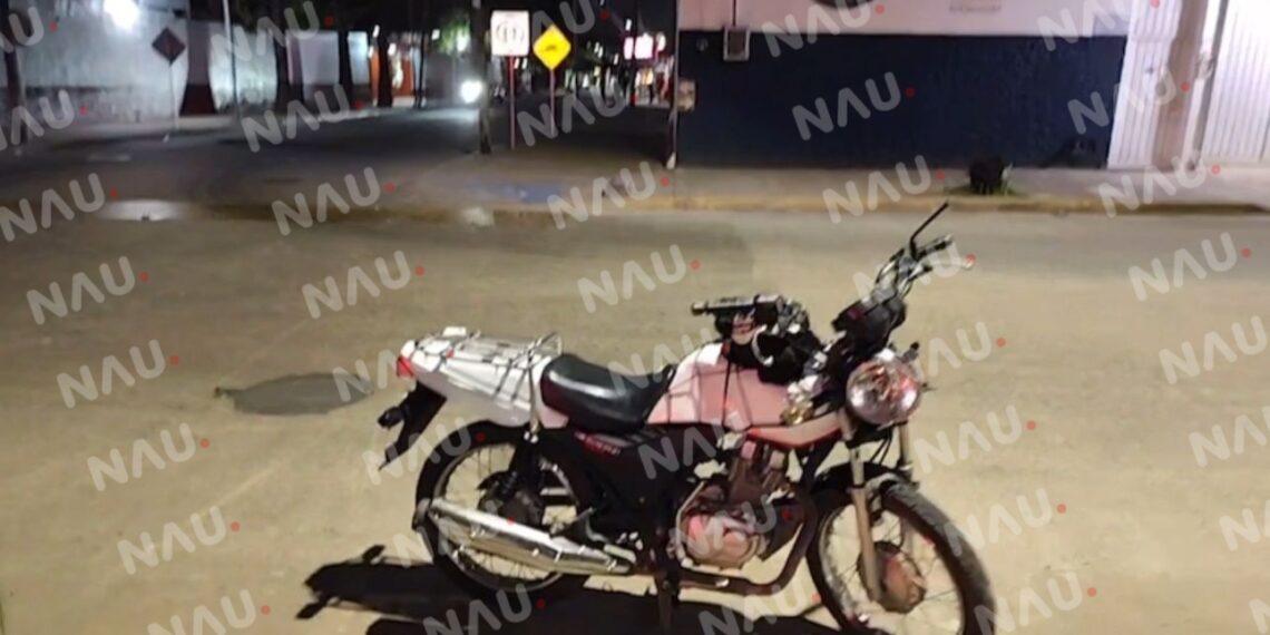 Motociclista resulta lesionado en accidente vial en Tapachula