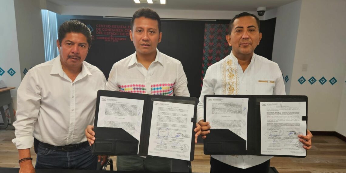 Firman convenio de colaboración para fortalecer la seguridad en Chiapas