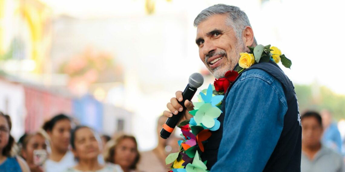 San Pedro Progresivo se está transformando con la pavimentación de calles: Angel Torres