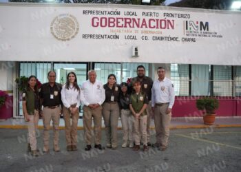 Supervisan trabajo del INM en Chiapas para optimizar atención a migrantes