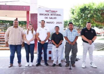 SALUD Y DEPORTE MUNICIPAL REALIZAN BRIGADA INTEGRAL SANITARIA EN EJIDO FELIPE CARRILLO PUERTO