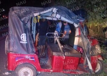 Hombre Fallece tras Volcadura de Mototaxi en la carretera Tapachula – Nueva Alemania