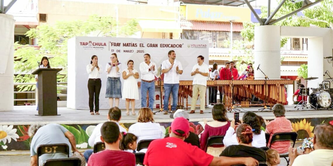 Ayuntamiento de Tapachula realiza programa cultural “Fray Matías, el gran educador”