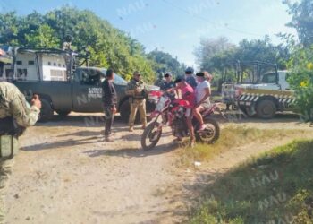 Implementan operativo tras detonaciones de arma de fuego en Mazatán