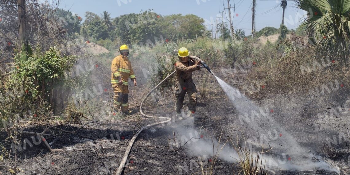 Incendio en Jardines de Guadalupe es sofocado por Protección Civil de Tapachula