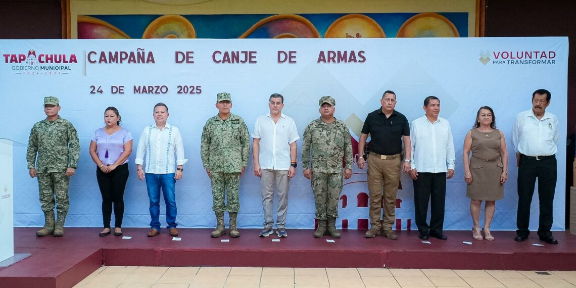 En Tapachula nos sumamos a “Sí al desarme, sí a la paz”: Yamil Melgar Bravo