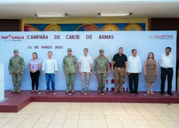 En Tapachula nos sumamos a “Sí al desarme, sí a la paz”: Yamil Melgar Bravo