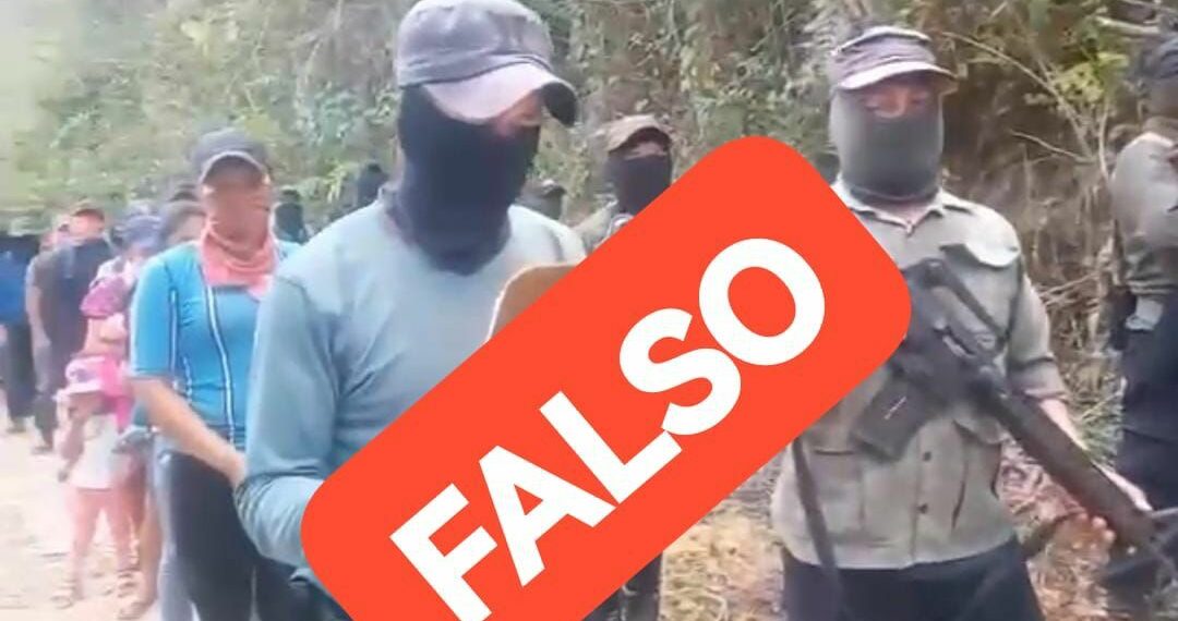 Aclaran falsedad de video sobre supuesto grupo de autodefensa en Tila