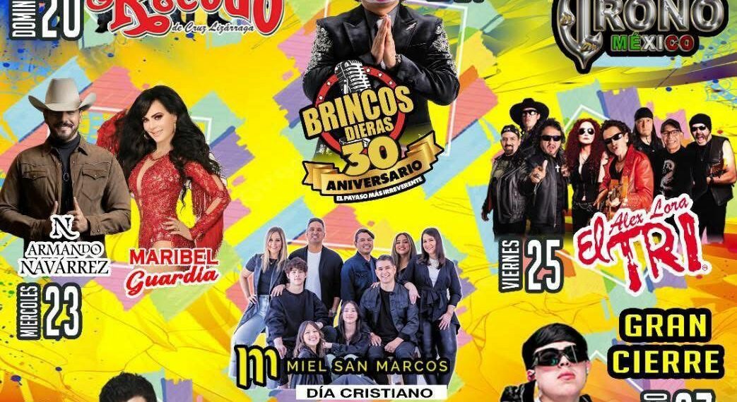 Anuncia Fabiola Ricci cambios en la cartelera de la Feria de la Primavera y de La Paz 2025