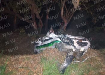 Aparatoso accidente rumbo al puerto deja una persona fallecida y dos lesionadas