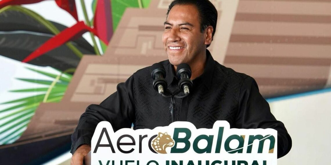 Eduardo Ramírez inaugura AeroBalam, un puente aéreo para el desarrollo y el turismo en Chiapas
