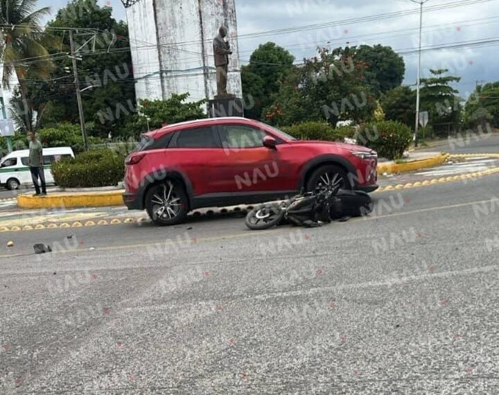 Motorista resulta lesionado tras accidente en Tapachula