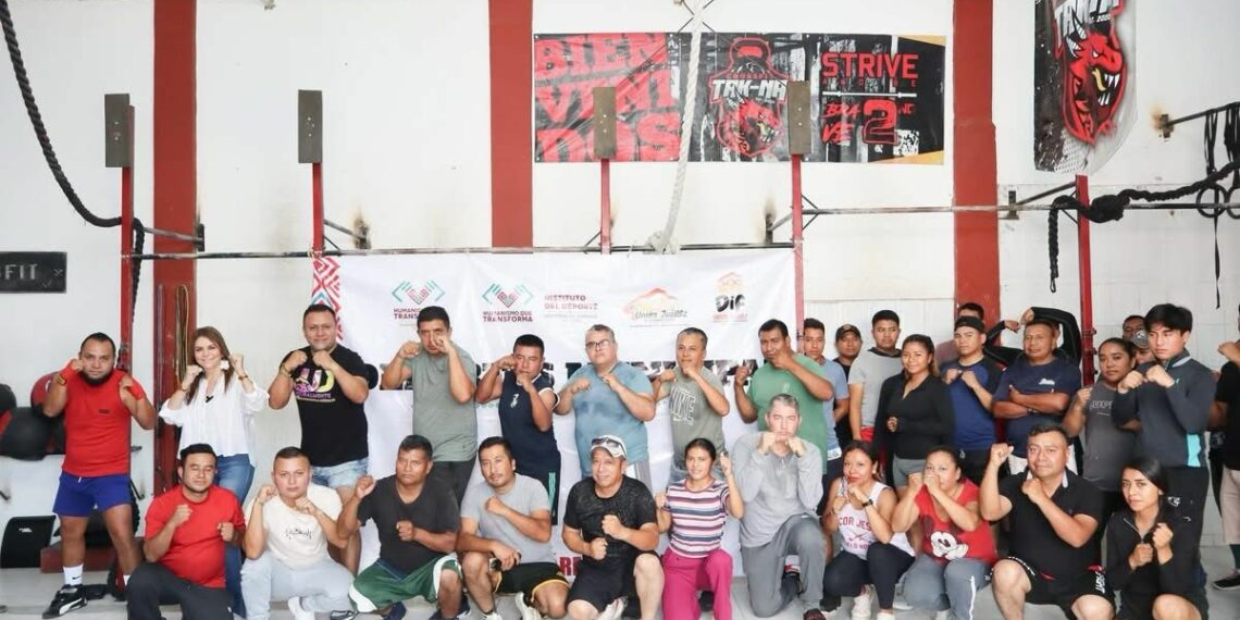En Unión Juárez nos sumamos a la Clase Nacional de Box en pro de la paz en México y en contra de las adicciones: Fabián Barrios De Leon