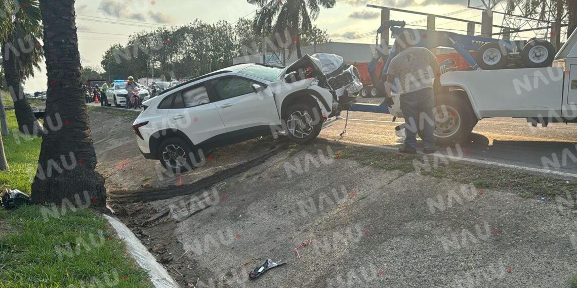 Un accidente en la carretera Tapachula – Puerto Madero deja saldo blanco