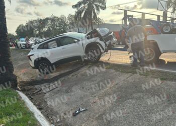 Un accidente en la carretera Tapachula – Puerto Madero deja saldo blanco