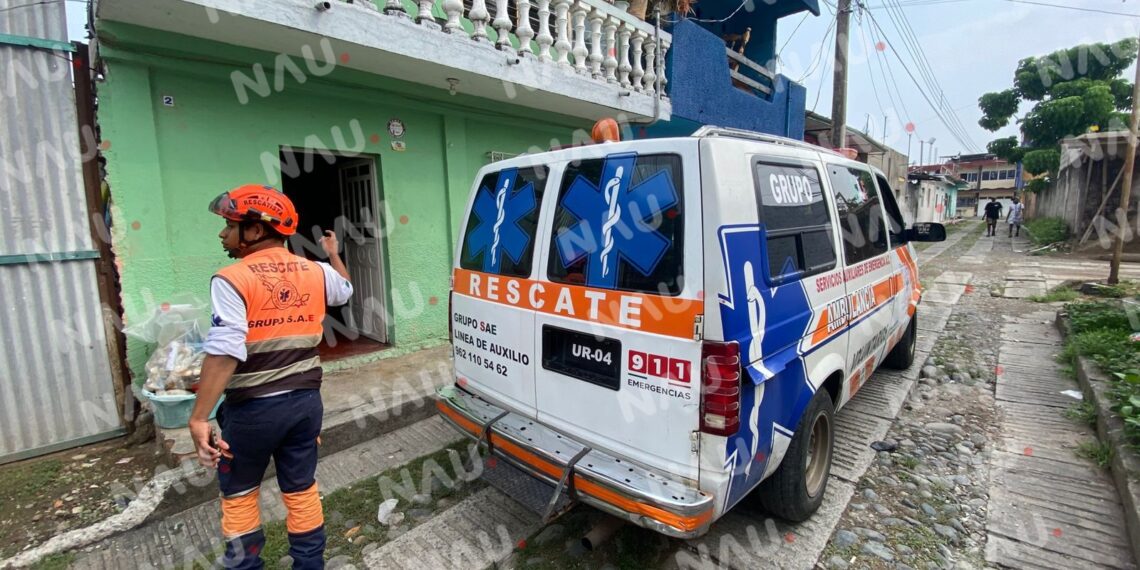 Sexagenario sufre caída en pozo artesiano en Tapachula