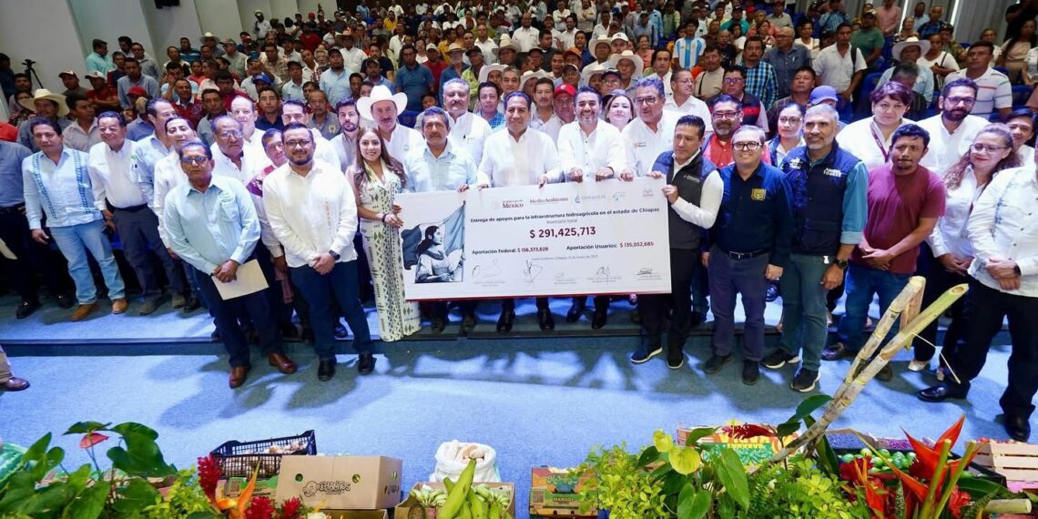 Eduardo Ramírez destaca respaldo de la Federación para fortalecer la infraestructura hidroagrícola en Chiapas