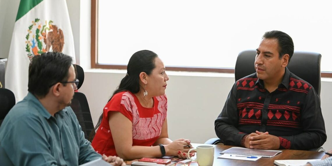 Eduardo Ramírez y María Luisa Albores fortalecen la coordinación para garantizar un precio justo al maíz