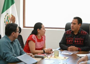 Eduardo Ramírez y María Luisa Albores fortalecen la coordinación para garantizar un precio justo al maíz